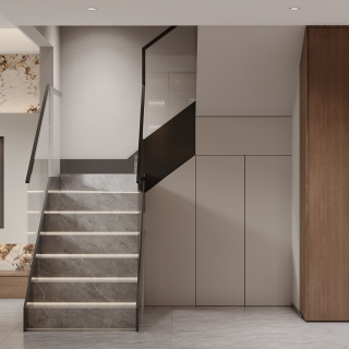 意式一楼电视特写