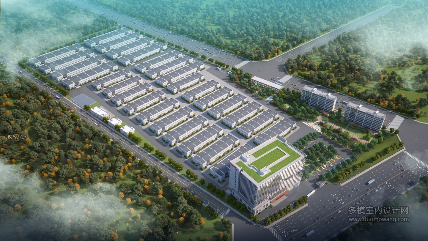 厂房方案1鸟瞰2