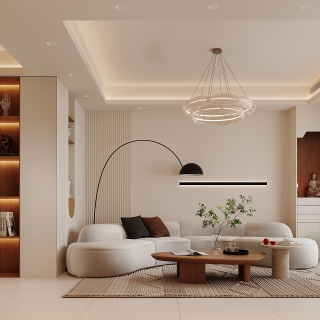 现代客厅单张二