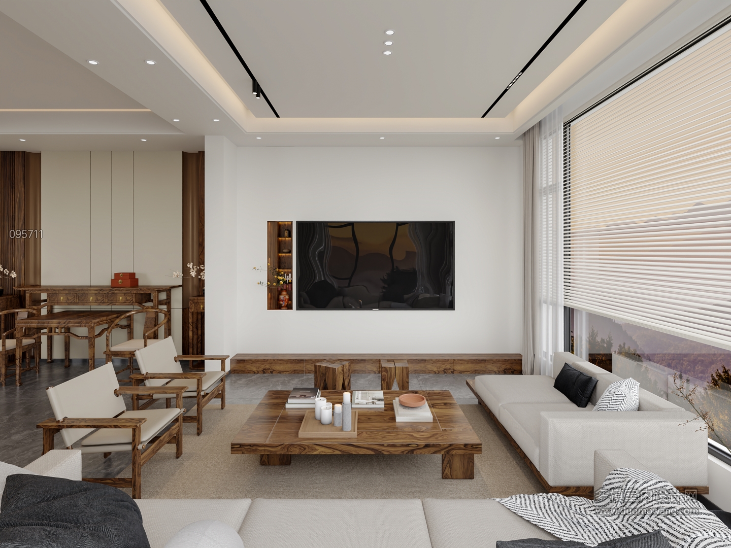 宋式新中式客厅