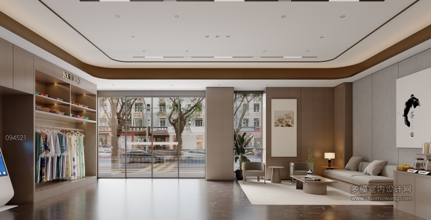 现代酒店大堂_休闲区静态