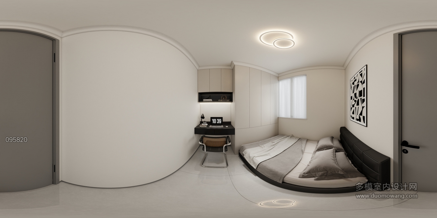 现代次卧2全景