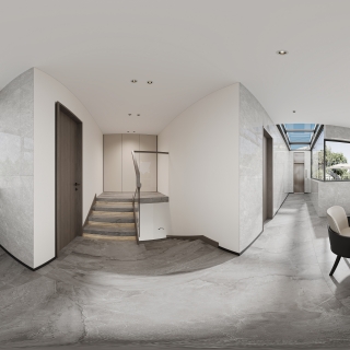 现代三楼餐厅全景