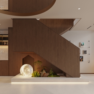 楼梯间端景静态