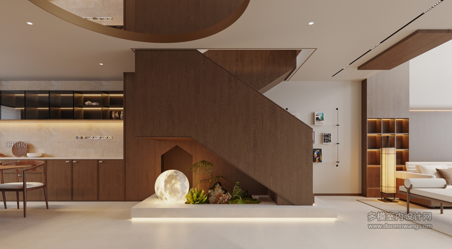 楼梯间端景静态