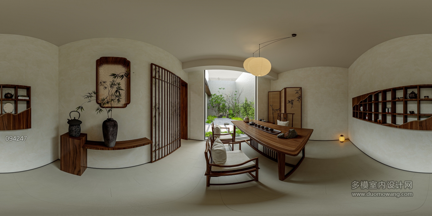 宋式服装店茶室