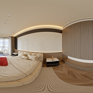 意式轻奢二层_二层女孩房