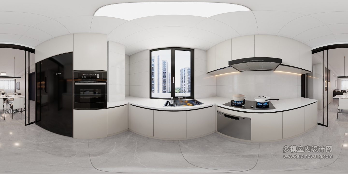 现代-厨房