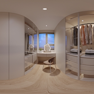 现代奶油改_衣帽间