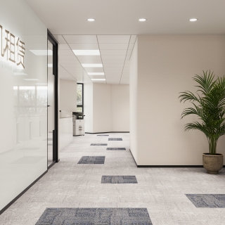 飞机公司前厅走廊