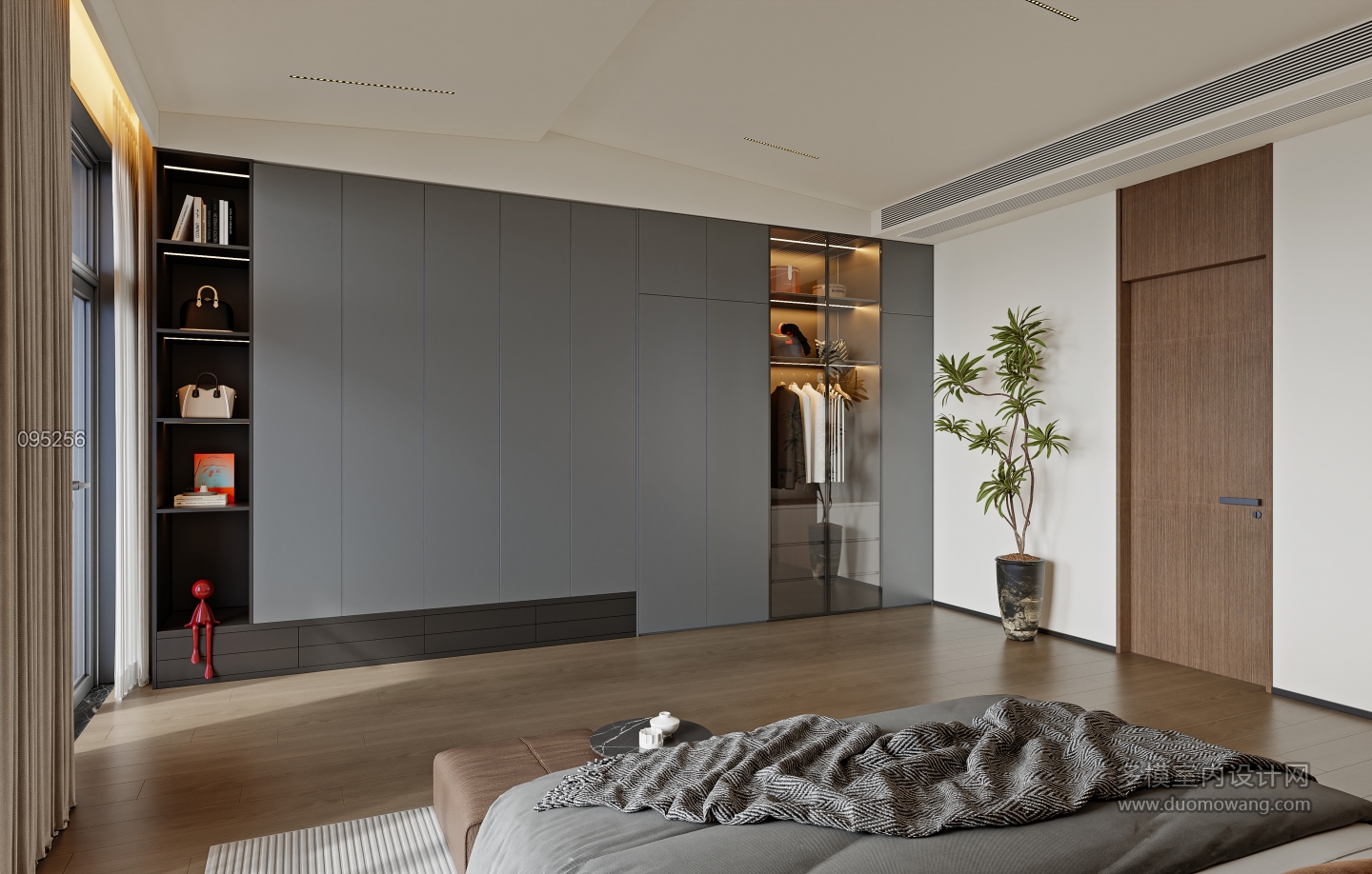 意式轻奢三层_三层主卧室002