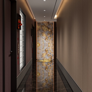 新中式棋牌室单张4