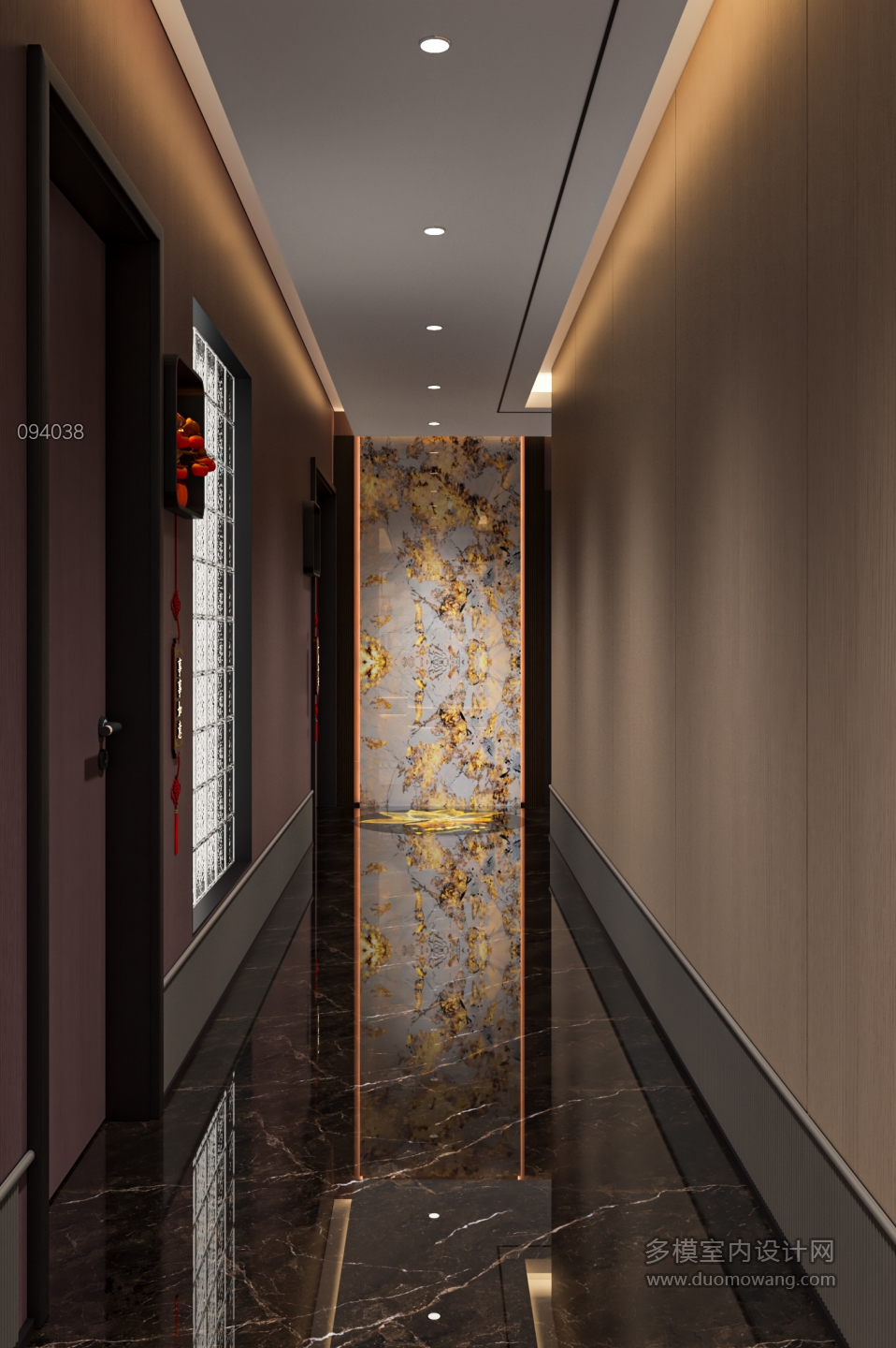 新中式棋牌室单张4