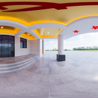 现代门头方案1全景