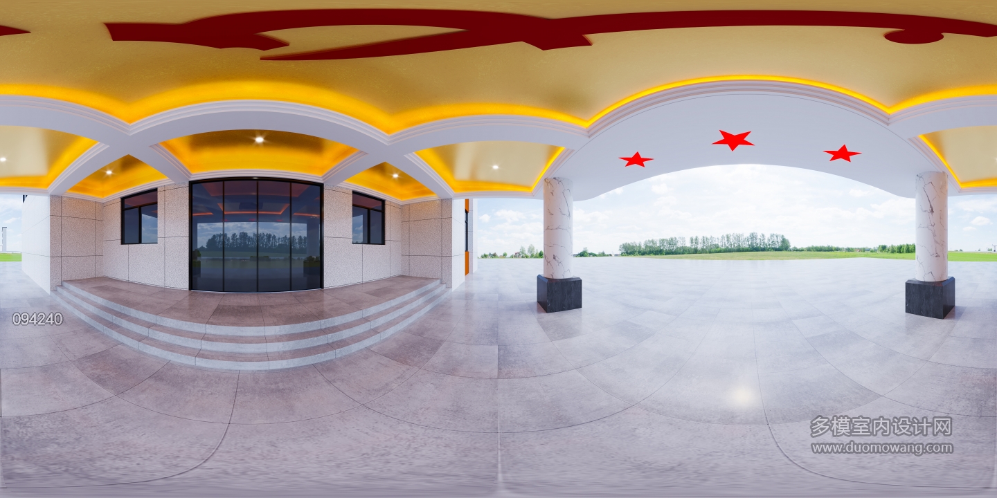 现代门头方案1全景