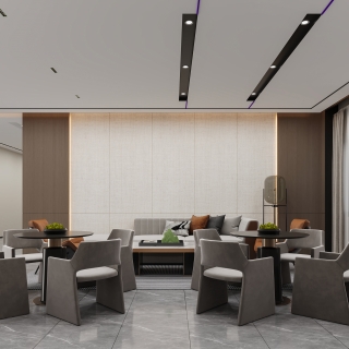 现代大厅会客区