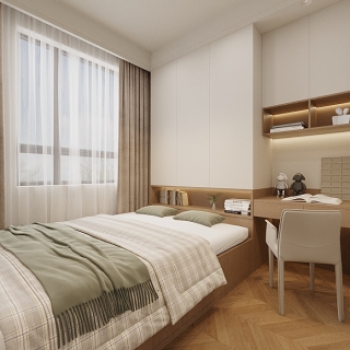 现代轻奢榻榻米特写