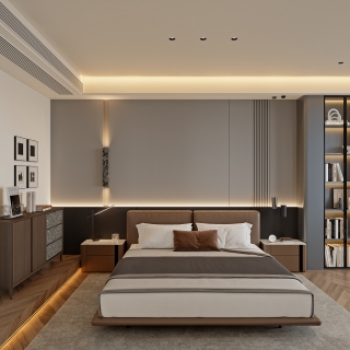 意式轻奢二层_二层男孩房001