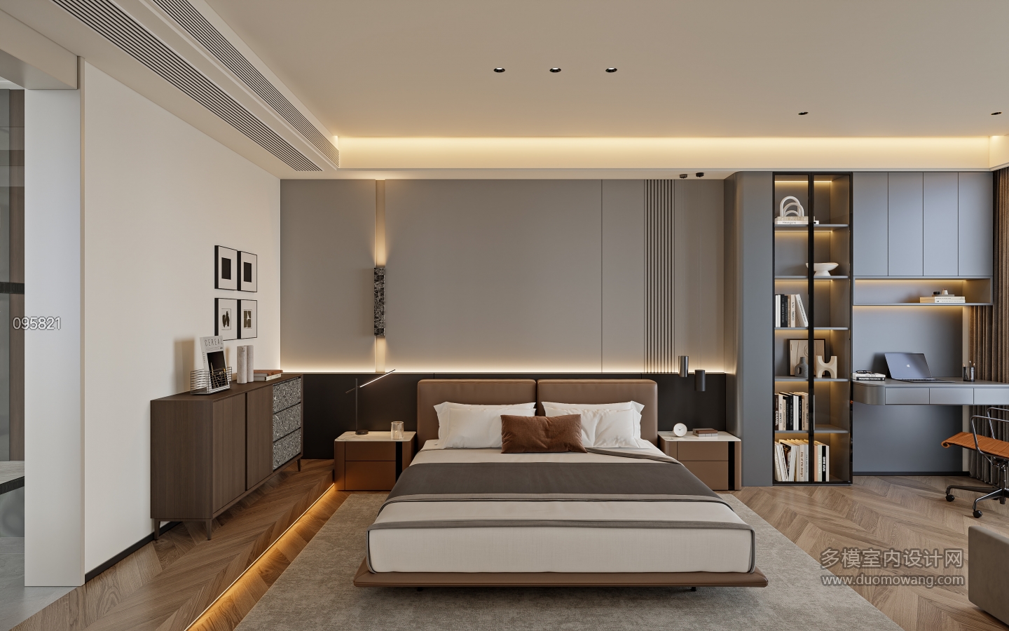 意式轻奢二层_二层男孩房001