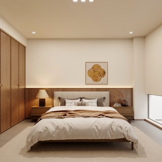 宋式美学负一卧室