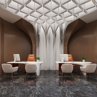 现代酒店餐饮区