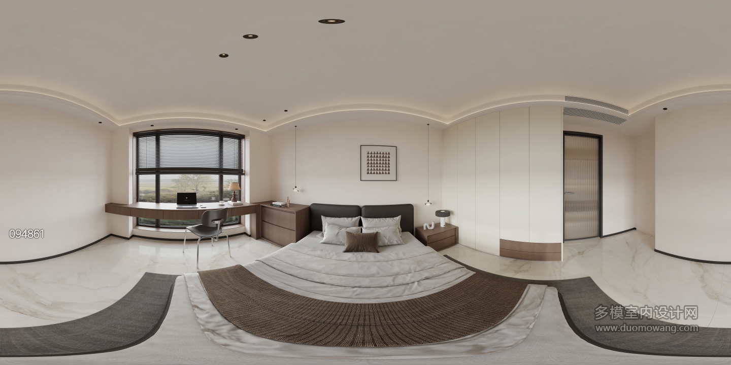 现代 次卧2 全景 新