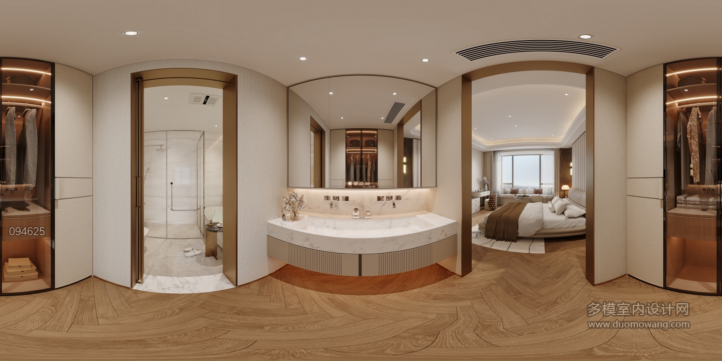 意式主卧衣帽间