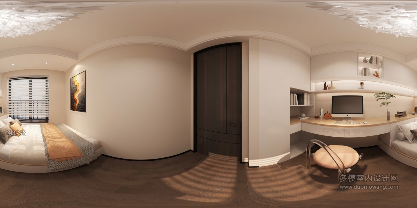 现代家装书房 (1)