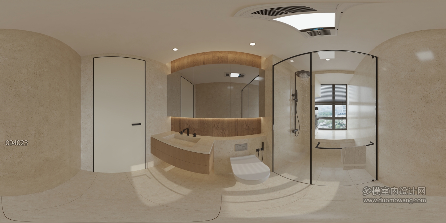 现代 主卫 全景