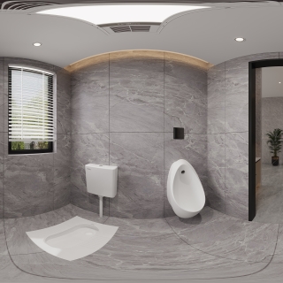 现代一楼卫生间全景