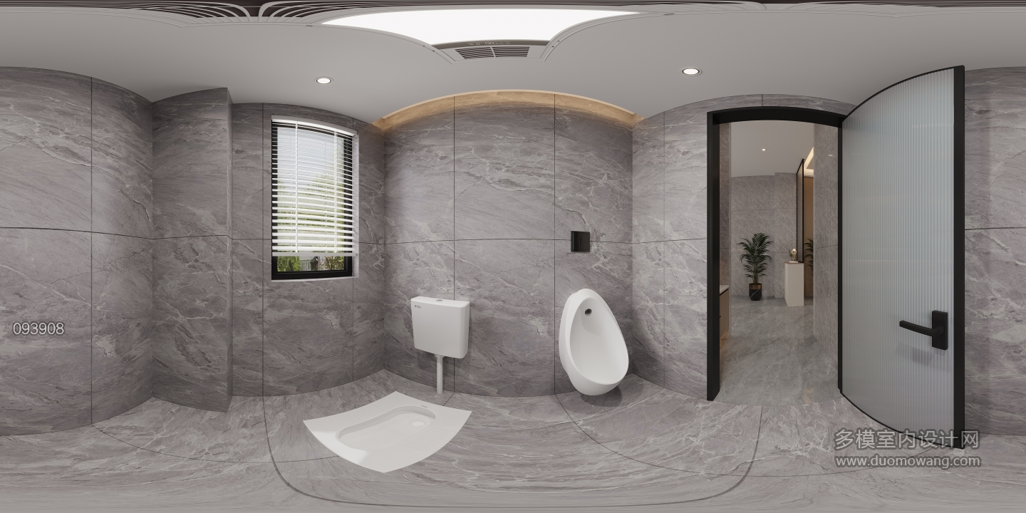 现代一楼卫生间全景