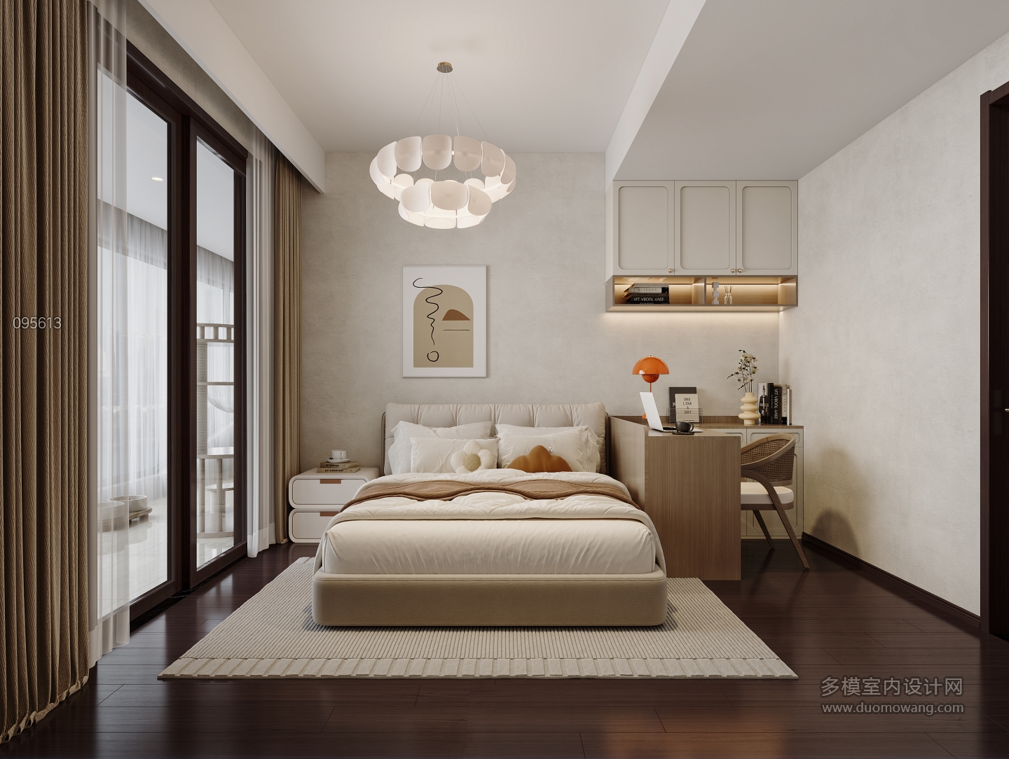 现代女孩房特写