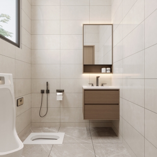 现代棋牌室卫生间