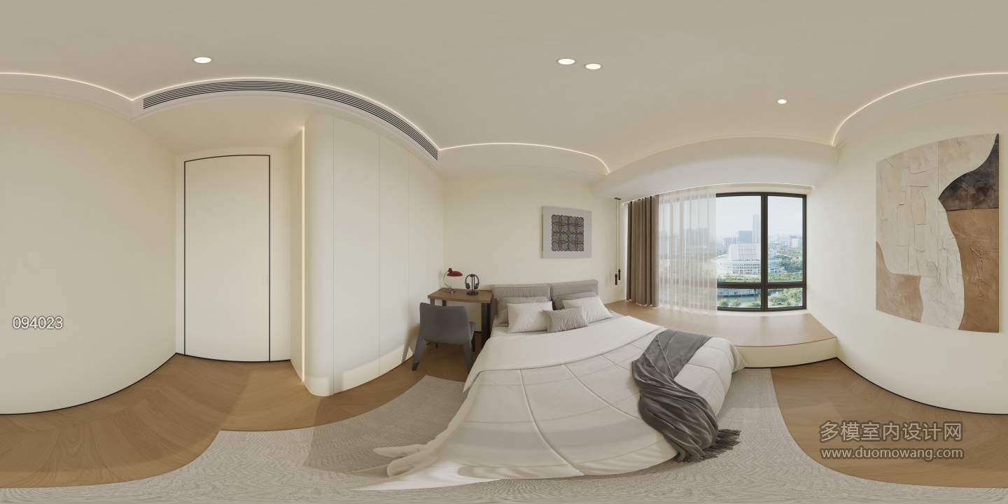 现代 次卧 全景