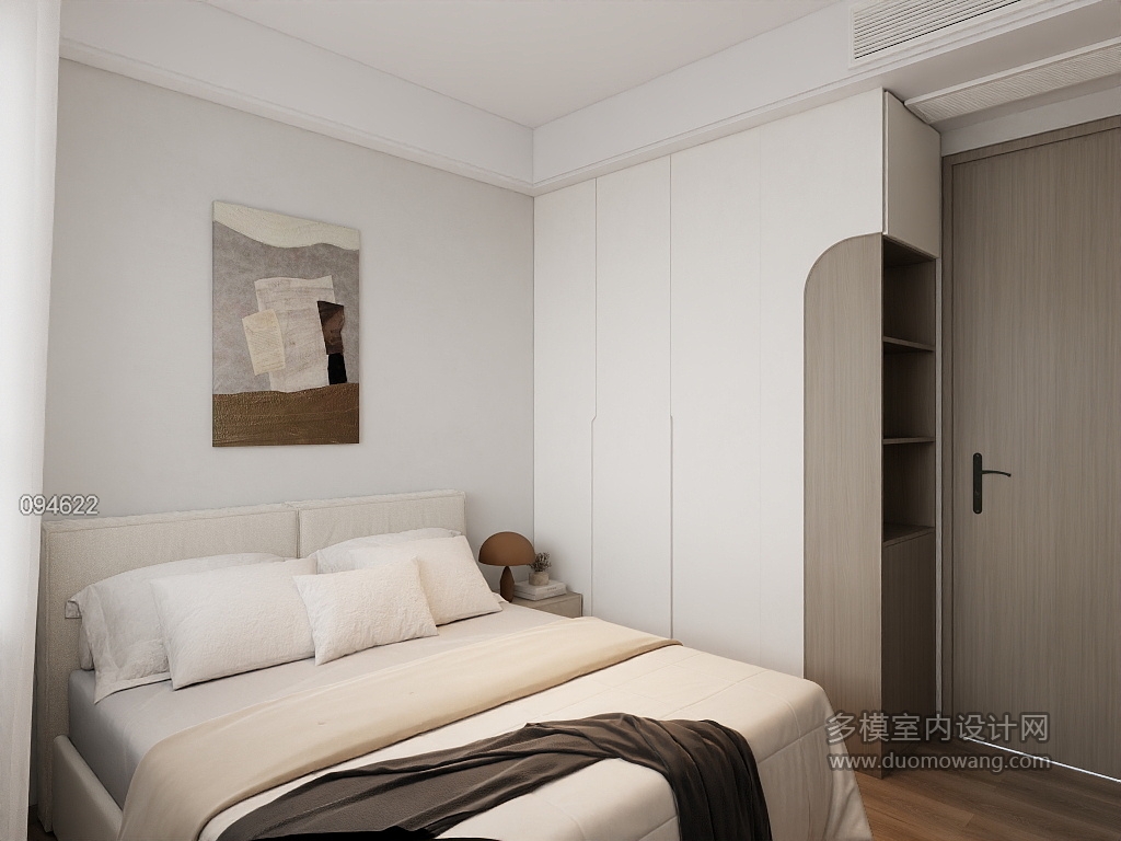 现代北次卧（靠门）