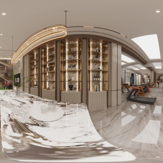 负二健身品酒区全景