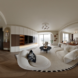 法式客餐厅全景