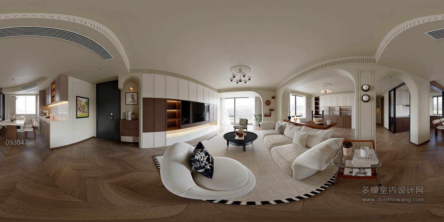 法式客餐厅全景