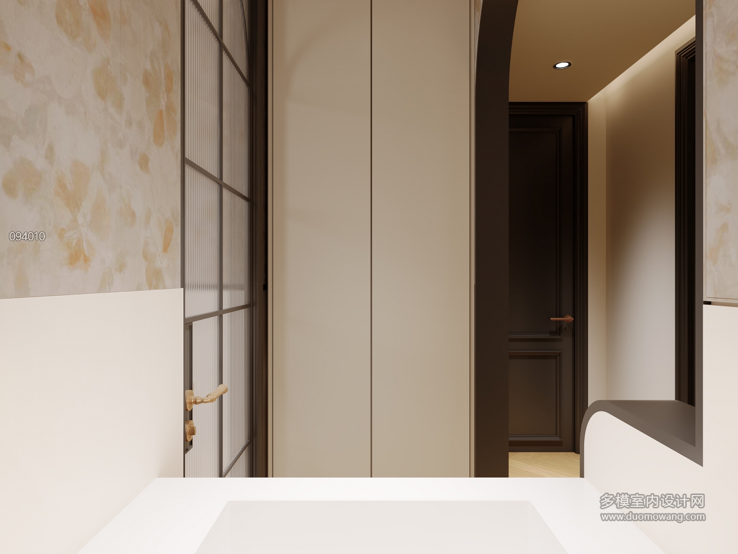 法式中古次卫干区装饰柜