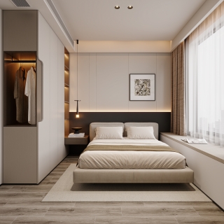 现代意式北次卧特写