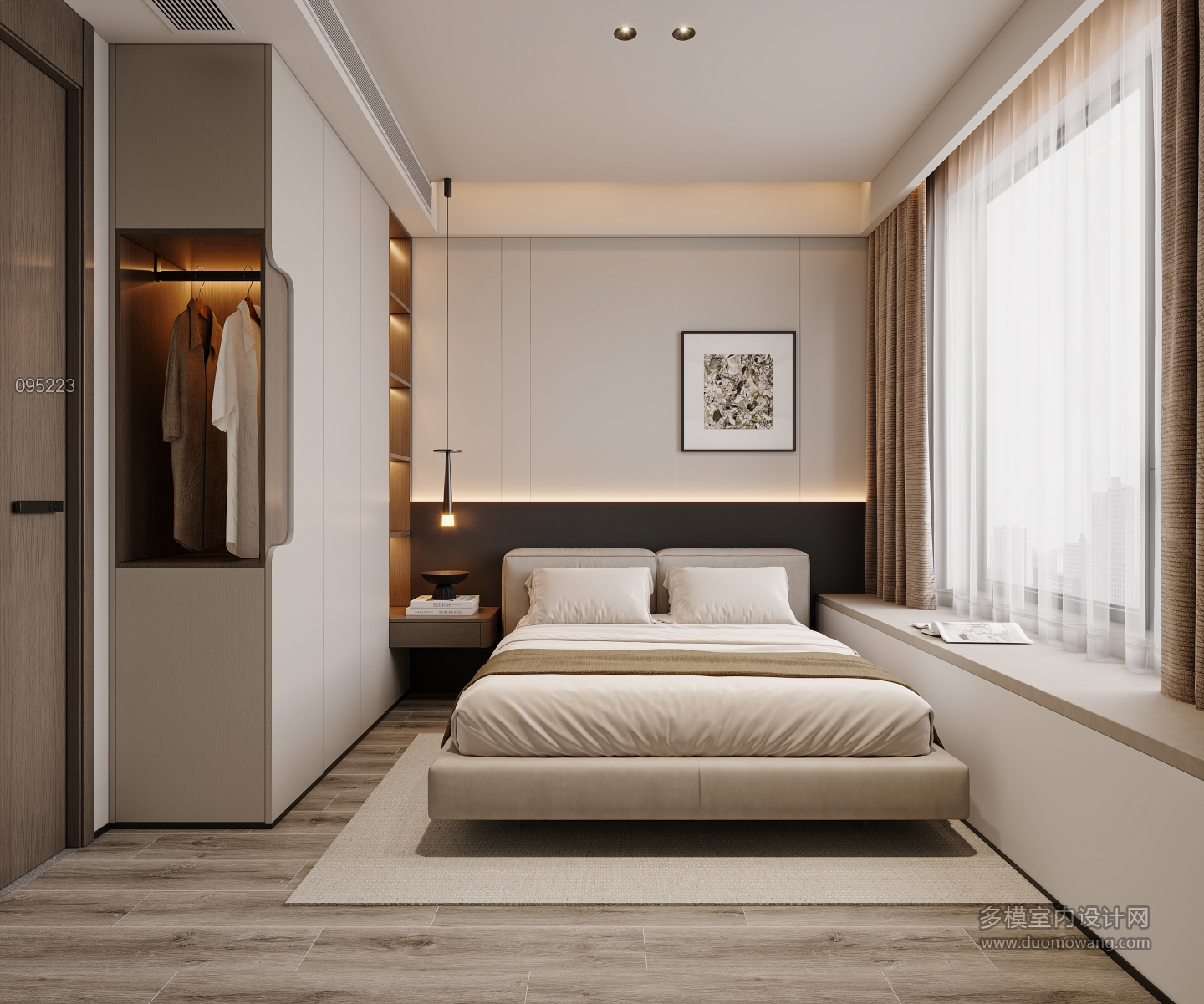 现代意式北次卧特写