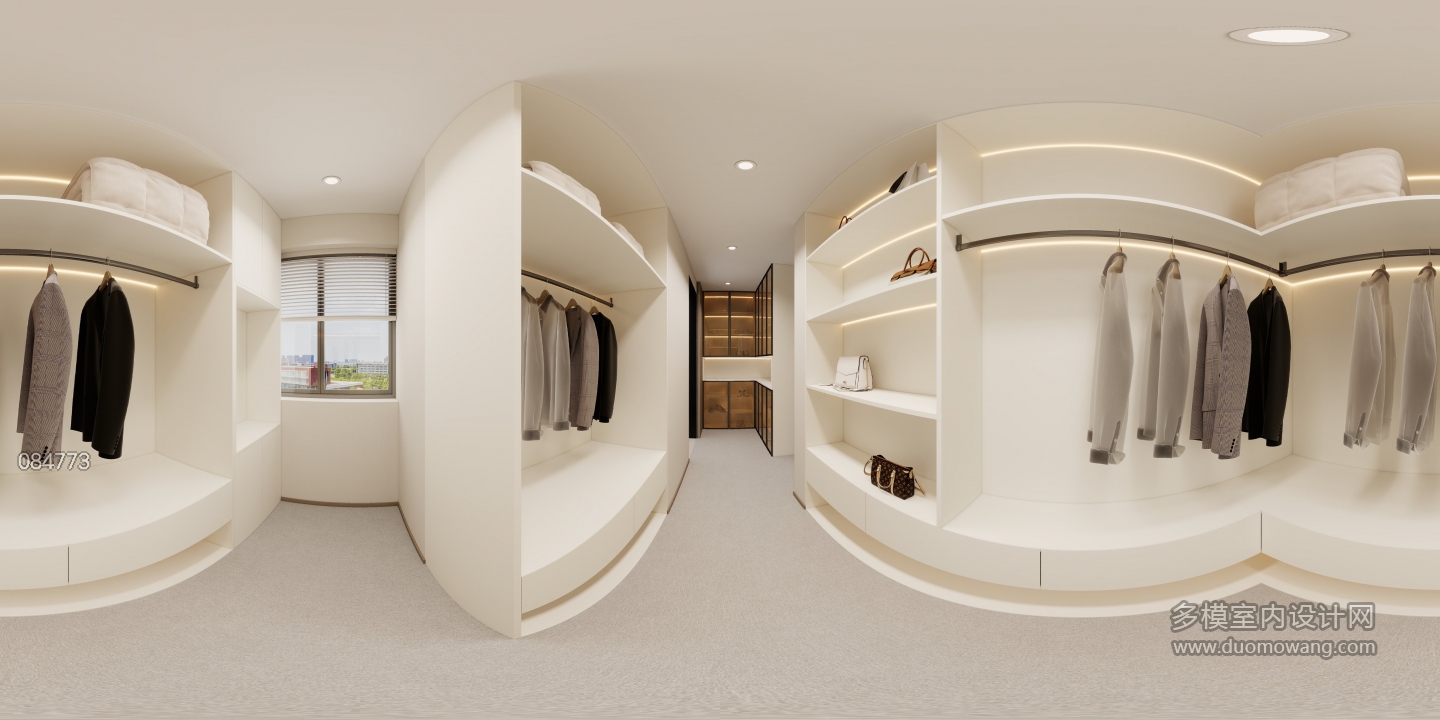 现代风格-衣帽间
