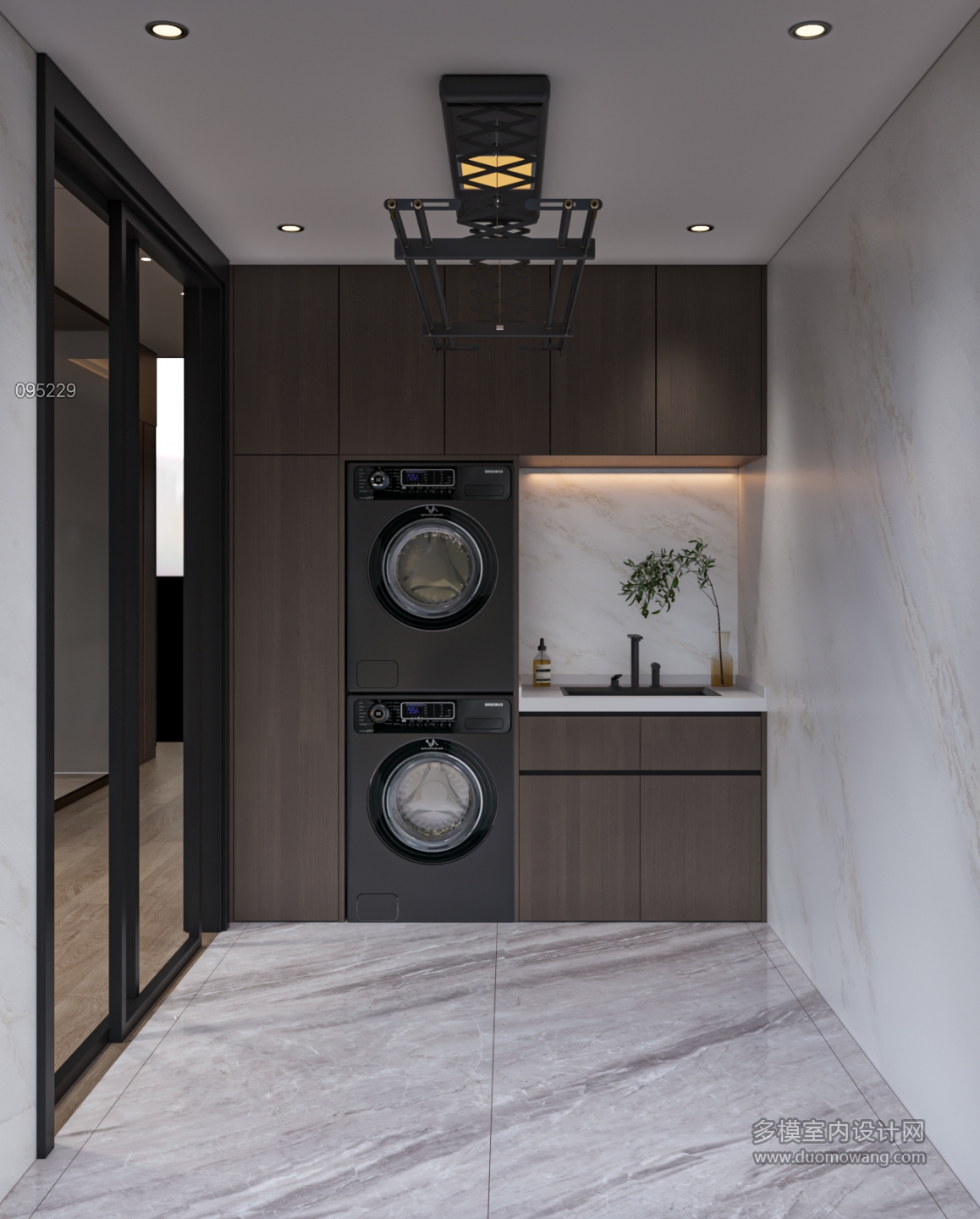 现代别墅三楼阳台单张