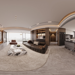 现代意式客餐全景