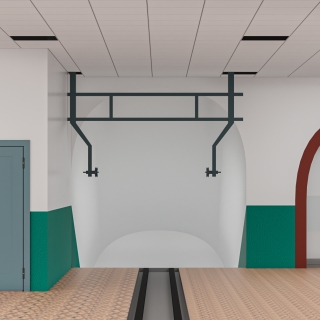 现代矿洞入口单张3