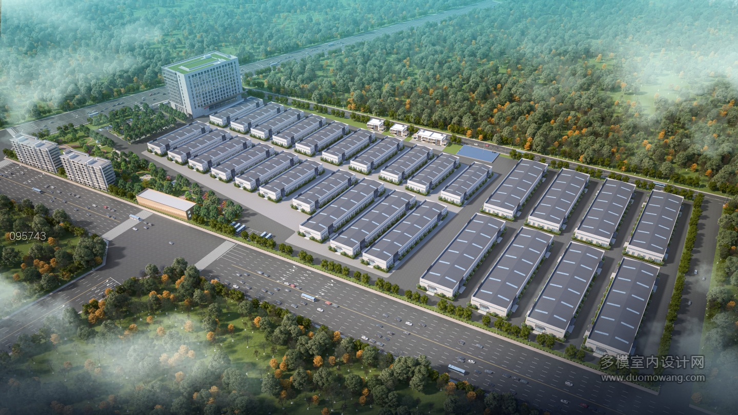 厂房方案1鸟瞰1