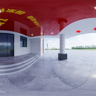 现代门头方案2全景