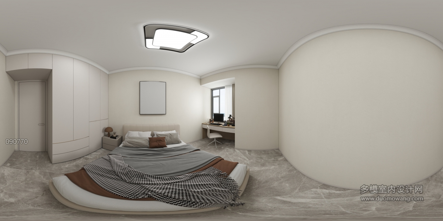 现代简约门口卧室