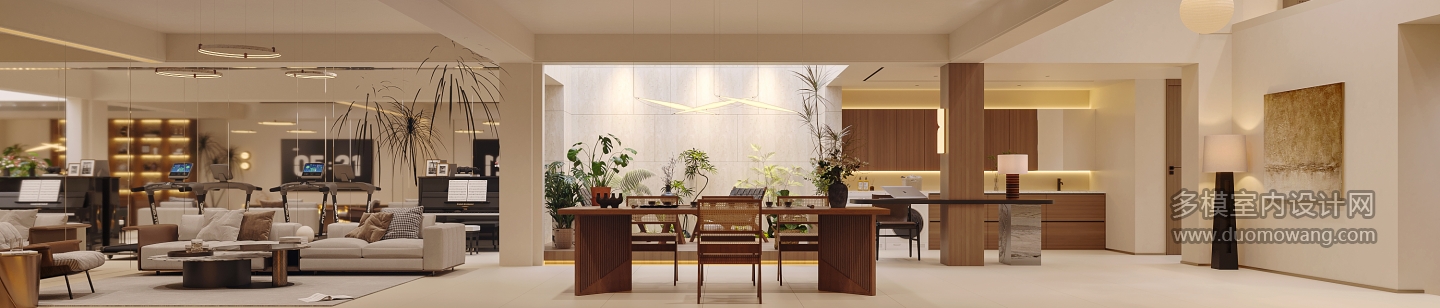 现代地下室沙发