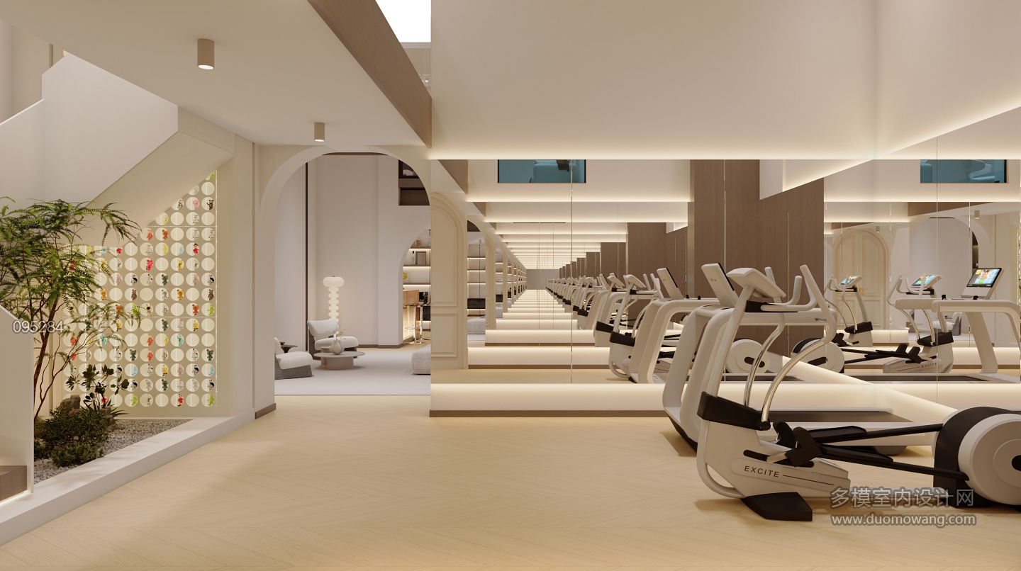 奶油风 -2健身区 静态